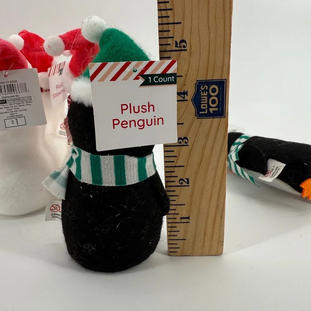 10 Lots of 22 Target Bullseye Playground Snowman‎ Penguin Plush 5